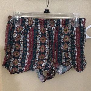 Patterned Pink Republic Shorts